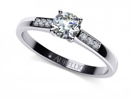 Zásnubní prsten - Kometa Biela